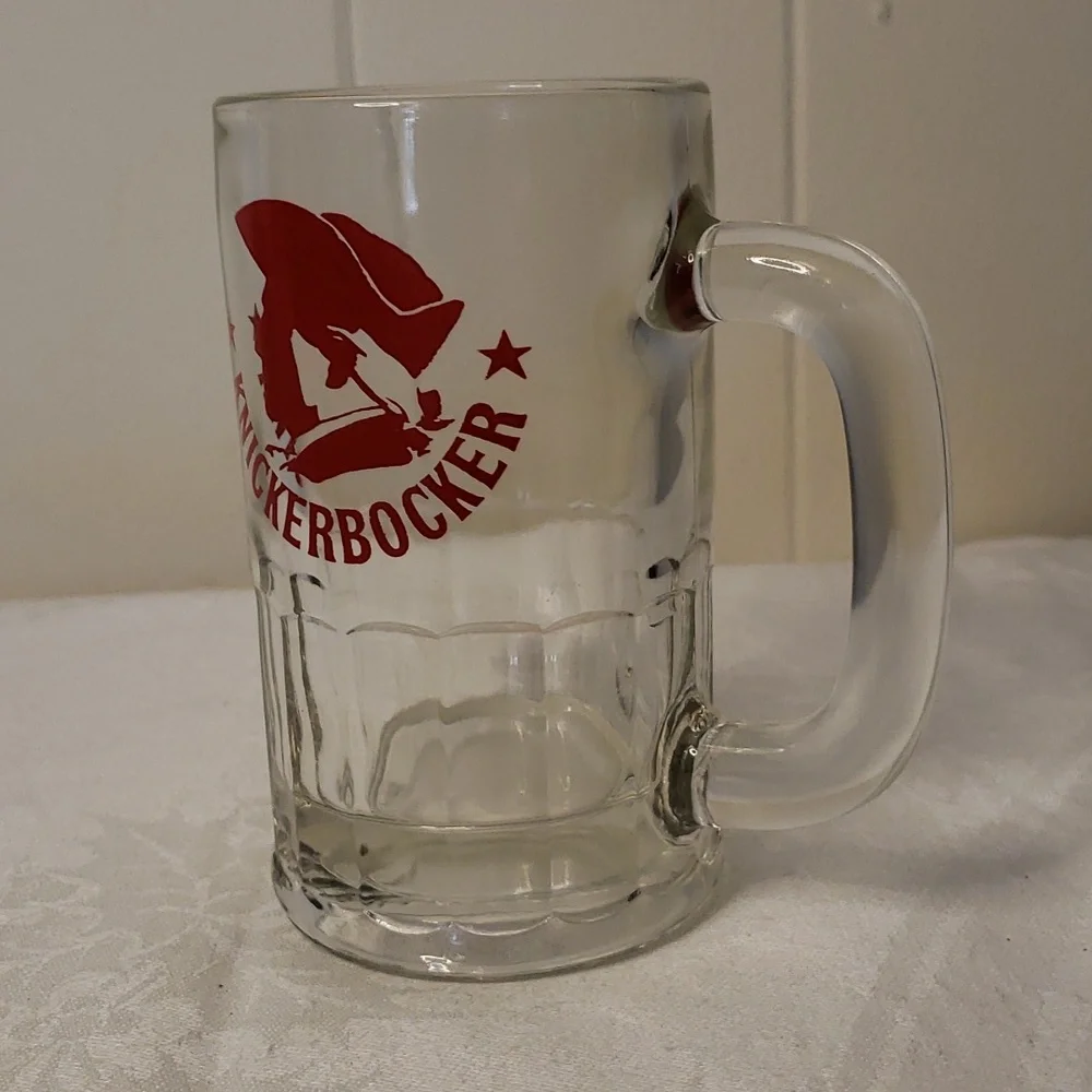 Vintage Ruppert Knickerbocker Glass Beer Mug